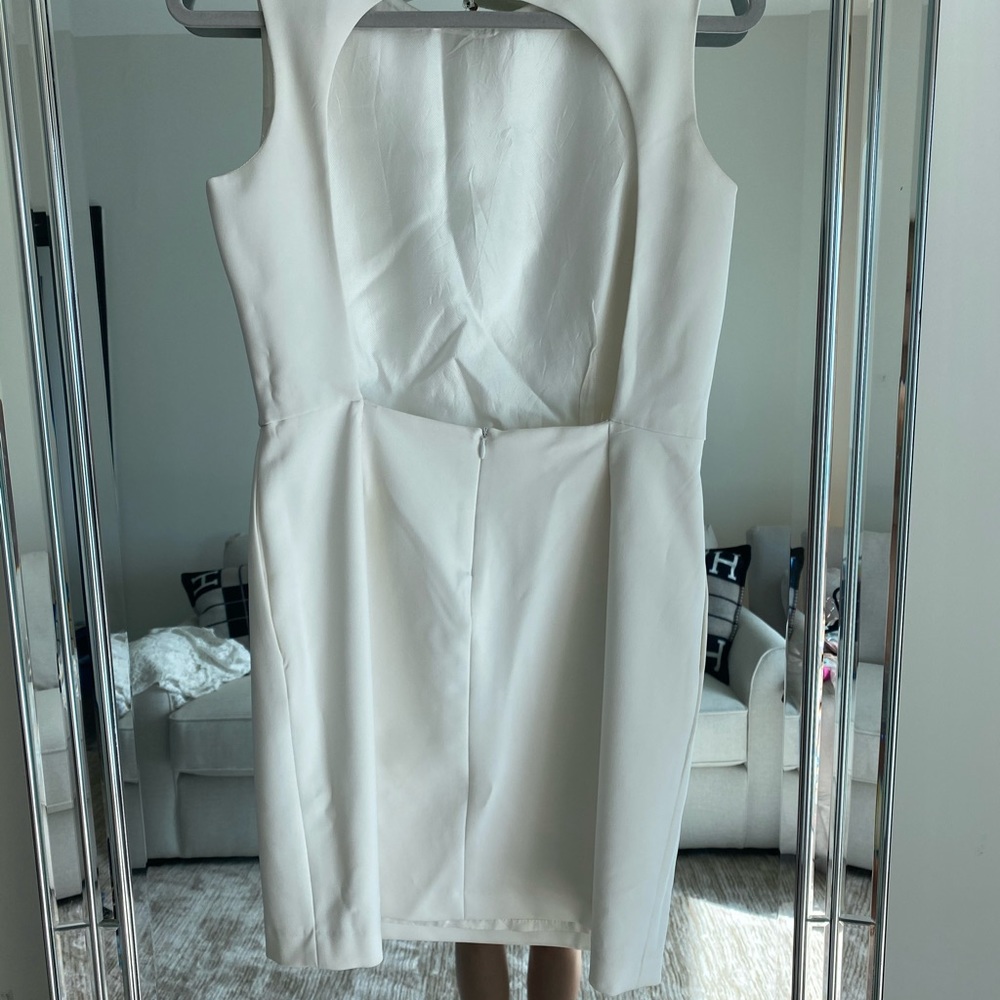 Zara white elegant dress size M